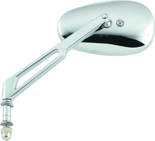 Load image into Gallery viewer, BikeMaster Harley Highrise Mirror 6-1/16in Stem - Each - Chrome - Powersports Haven
