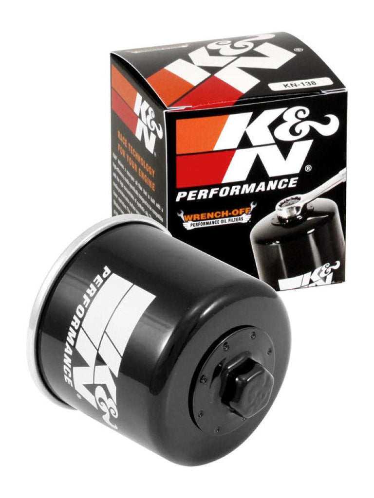 K&N Suzuki / Arctic Cat / Cagiva / Kawasaki / Kymco / Aprilia 2.813in OD x 3.031in H Oil Filter - Powersports Haven