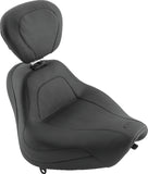 Mustang 18-21 Harley Fat Bob Wide Tripper Solo Seat Diamond Stitch - Brown