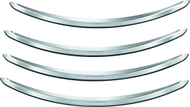 Kuryakyn Rear Fender Accents FLHX & FLTR Models Chrome - Powersports Haven