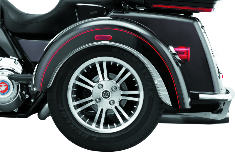 Kuryakyn Rear Fender Flares For Trikes Chrome - Powersports Haven