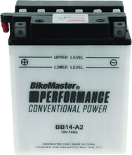 Load image into Gallery viewer, BikeMaster BB14-A2 Battery - Powersports Haven