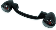 Load image into Gallery viewer, Bikers Choice 91-08 Touring 86-17 FLST Narrow Black Rear Turn Signal Bar Kit W/Smoke Lens - Powersports Haven