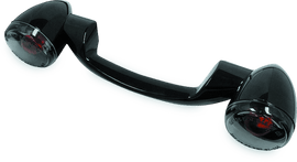 Bikers Choice 91-08 Touring 86-17 FLST Narrow Black Rear Turn Signal Bar Kit W/Smoke Lens - Powersports Haven