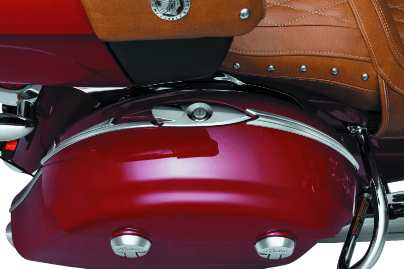 Kuryakyn Saddlebag Top Trim Indian Chrome - Powersports Haven