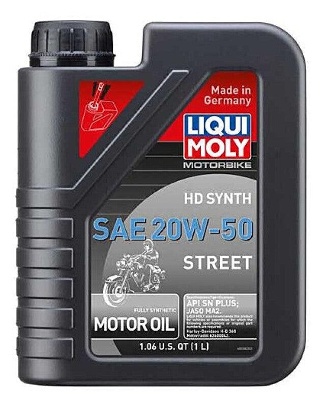 LIQUI MOLY 1L Motorbike HD Synth SAE 20W50 Street - Powersports Haven