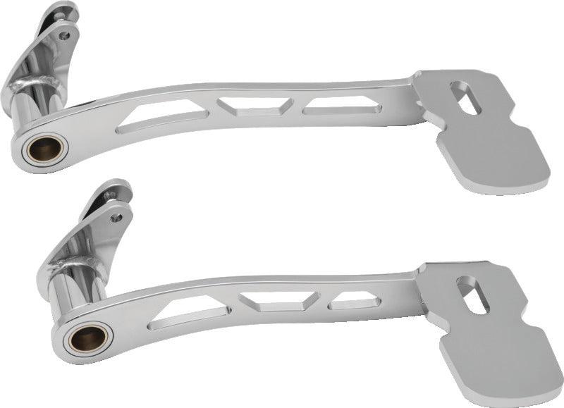 Kuryakyn Girder Extended Brake Pedal Without Fairing Lowers Chrome - Powersports Haven