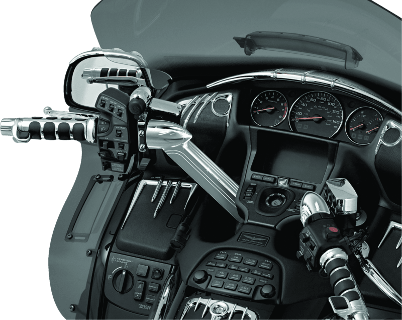 Kuryakyn Handlebar Top Cover 01-17 GL1800 Chrome - Powersports Haven