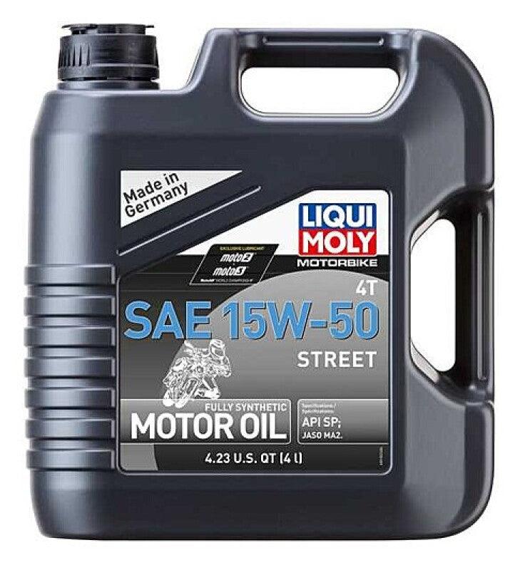 LIQUI MOLY 4L Motorbike 4T SAE 15W50 Street - Powersports Haven