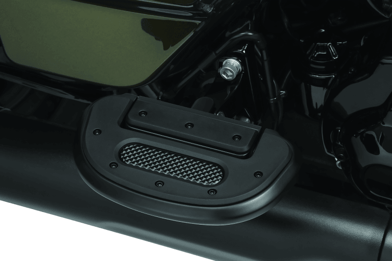 Kuryakyn Heavy Industry Passenger Floorboard Without Adapter Black - Powersports Haven