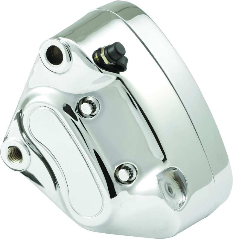 Bikers Choice 00-07 Softail Dyna FLT 00-03 XL Front Left Chrome Caliper W/Pads - Powersports Haven