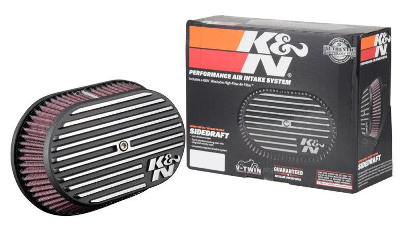 K&N Street Metal Intake System for 12-16 Harley Davidson Road King 103cl Side Draft Touring - Powersports Haven
