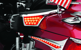 Kuryakyn L.E.D. Passenger Armrest Trim With Turn Signal 06-17 GL1800 Chrome - Powersports Haven