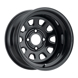 ITP Delta Steel 14x7 / 4x110 BP / 2+5 Offset Black Wheel - Powersports Haven