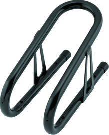 BikeMaster 3-1/2in Wheel Chock - Black - Powersports Haven