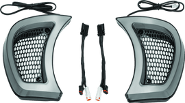 Kuryakyn Tracer Headlight Vent Accents Road Glide - Powersports Haven