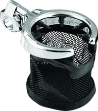 Load image into Gallery viewer, Kuryakyn Mesh Basket Universal Drink Holder 1in Clamp Chrome - Powersports Haven