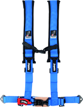 Load image into Gallery viewer, DragonFire Racing Harness- H-Style- 4-Point- 2in Buckle- Blue - Powersports Haven