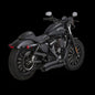 Vance & Hines HD Sportster 14-22 Big Radius 2-2 Black PCX Full System Exhaust - Powersports Haven