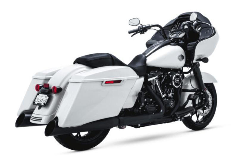 Vance & Hines HD 17-22 Touring Blackslash 450 S/OS Black Slip-On Exhaust - Powersports Haven