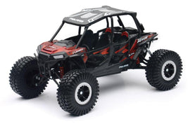 New Ray Toys Polaris RZR XP4 Rock Crawler (Titanium Metallic)/ Scale - 1:18 - Powersports Haven