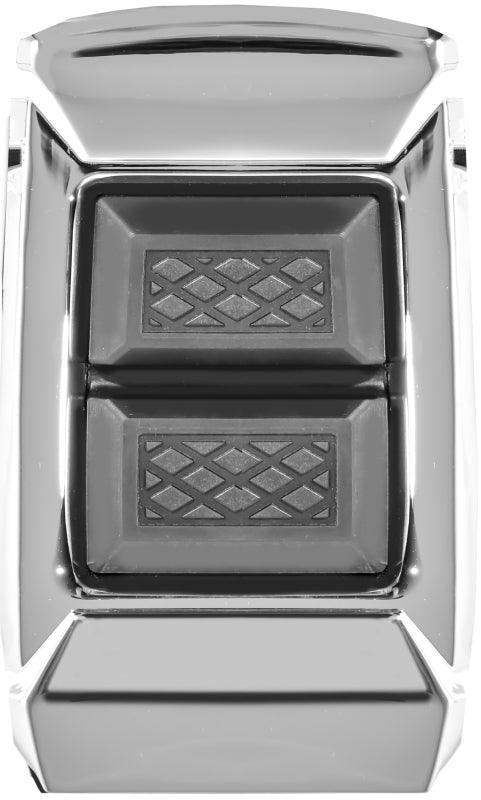 Kuryakyn Enygma Brake Pedal Pad FL Touring Models - Chrome - Powersports Haven