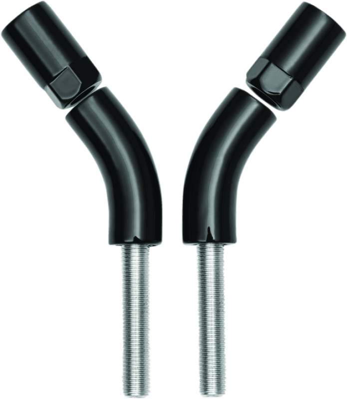 Kuryakyn Mirror Stem 3in Outward Extenders Black - Powersports Haven