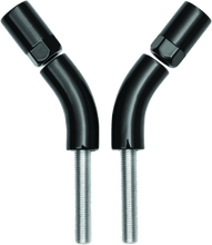 Load image into Gallery viewer, Kuryakyn Mirror Stem 3in Outward Extenders Black - Powersports Haven