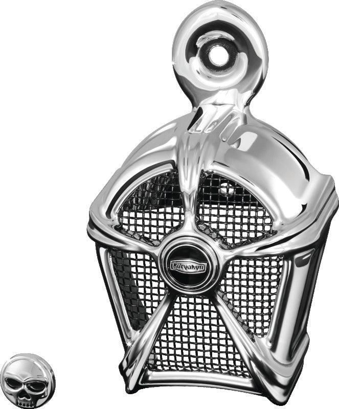 Kuryakyn Mach 2 Horn Cover Chrome With Black Mesh - Powersports Haven