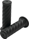 Bikers Choice 1 Inch Black Spiral Grip