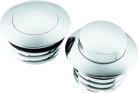 Bikers Choice 82 Up W/Dual Cap Chrome Pop Up Billet Gas CapSet - Powersports Haven