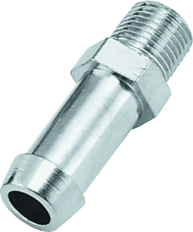 Bikers Choice 1/8 NPT X 3/8 Hose Straight Oil Line Fitting Universal Custom - Powersports Haven