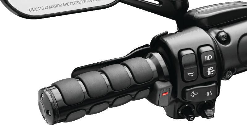 Kuryakyn Heated ISO Grips Throttle-By-Wire Gloss Black - Powersports Haven