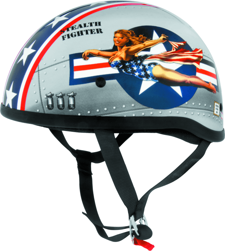 Skid Lids Bomber Pinup Original Helmet - Medium - Powersports Haven