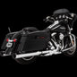 Vance & Hines HD Dresser 17-22 Eliminator 400 Chrome Slip-On Exhaust - Powersports Haven