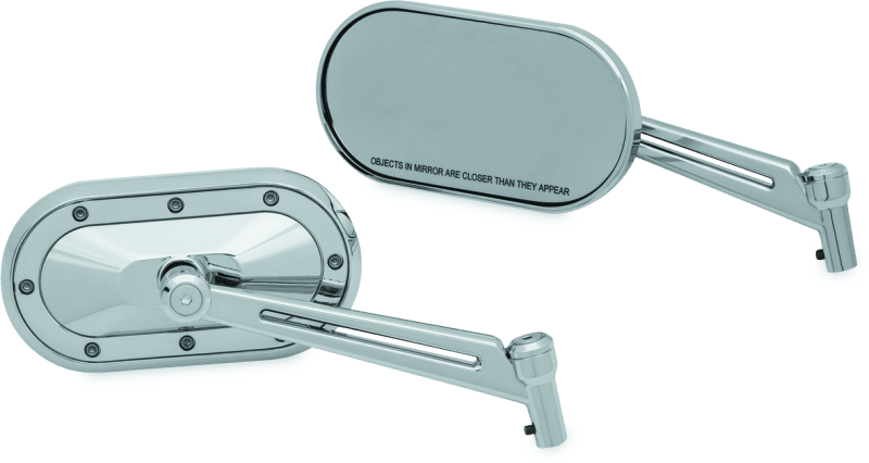 Kuryakyn Heavy Industry Mirrors Chrome - Powersports Haven