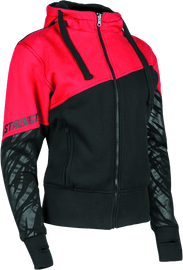 Speed and Strength Cat Outa Hell Hoody Red/Black Womens - Large - Powersports Haven