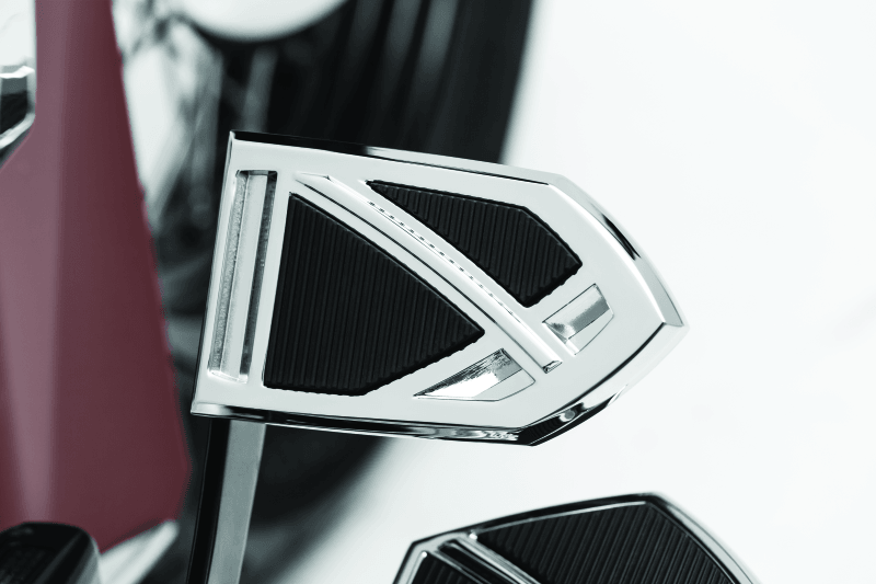 Kuryakyn Phantom Brake Pedal Pad For 18-Up FL Softails Chrome - Powersports Haven