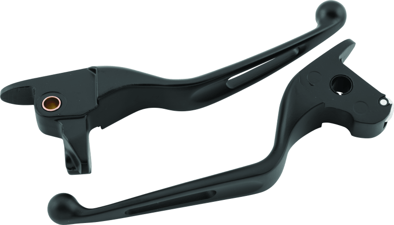 Bikers Choice 14-16 FLH FLT Black Vortex Lever Set - Powersports Haven