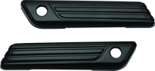 Load image into Gallery viewer, Kuryakyn Tri-Line Saddlebag Hinge Covers Gloss Black - Powersports Haven