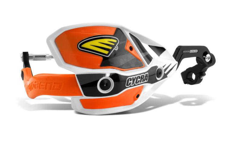 Cycra CRM Ultra 1-1/8 in. Clamp w/White Shields/Orange Covers - Powersports Haven