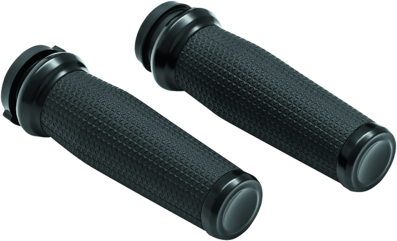 Kuryakyn Thresher Grips Throttle-By-Wire Black - Powersports Haven