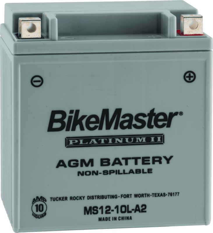 BikeMaster AGM Battery - MS12-10L-A2 - Powersports Haven