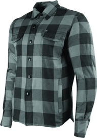 Speed and Strength True Grit Armored Moto Shirt Grey - Large - Powersports Haven