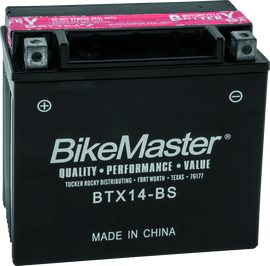 BikeMaster BTX14-BS Battery - Powersports Haven