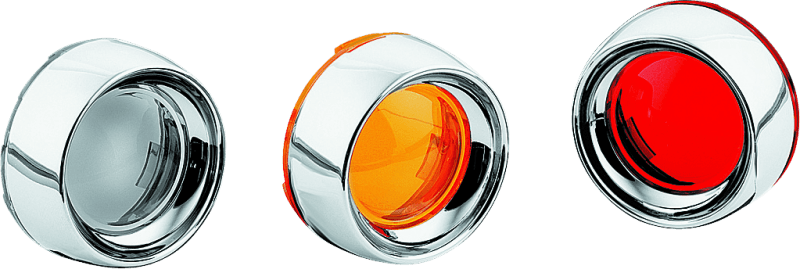 Kuryakyn Deep Dish Bezel With Smoke Lens Chrome - Powersports Haven