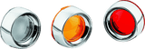 Kuryakyn Deep Dish Bezel With Smoke Lens Chrome