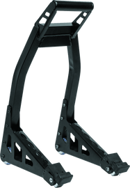 BikeMaster Universal Aluminum Stand - Front - Black - Powersports Haven
