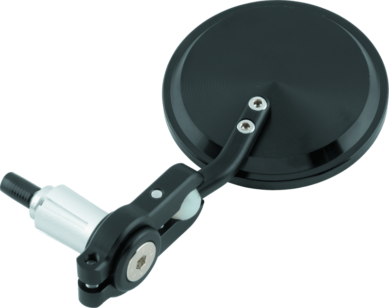 BikeMaster Folding Barend Mirrors 7/8in Handlebars - Pair - Black - Powersports Haven