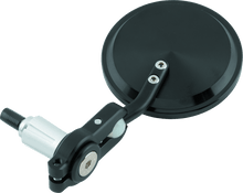 Load image into Gallery viewer, BikeMaster Folding Barend Mirrors 7/8in Handlebars - Pair - Black - Powersports Haven